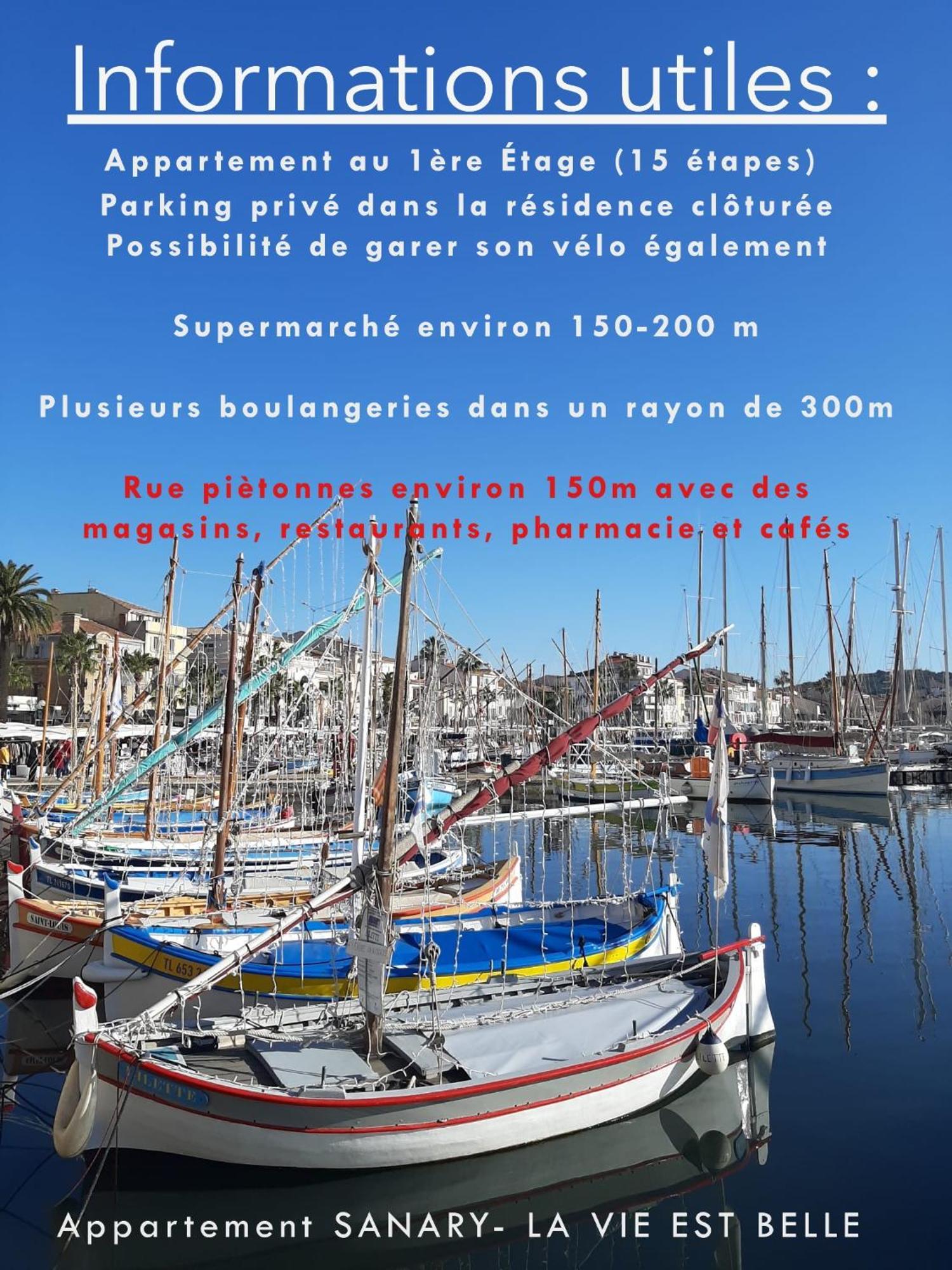 Sanary- La Vie Est Belle- Centre Ville 2 Minutes A Pied- Plage 5 Minutes Eksteriør billede